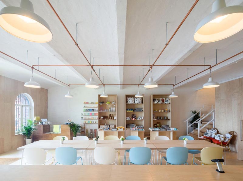 quán cafe 2 tầng bắc âu