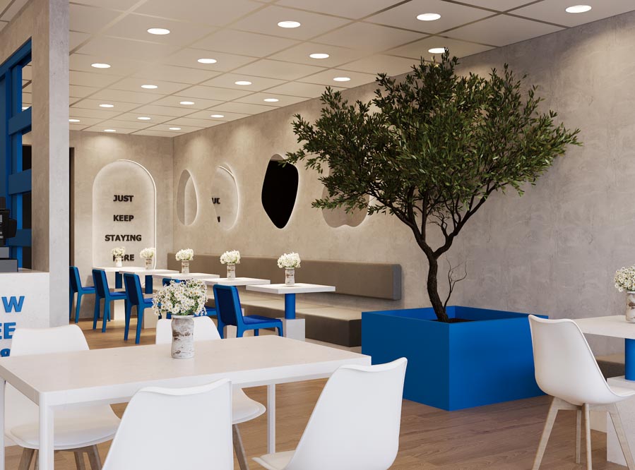 quan cafe nho don gian
