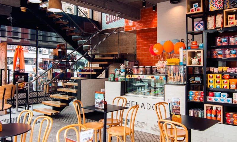 thiết kế quán cafe 2 tầng ấn tượng