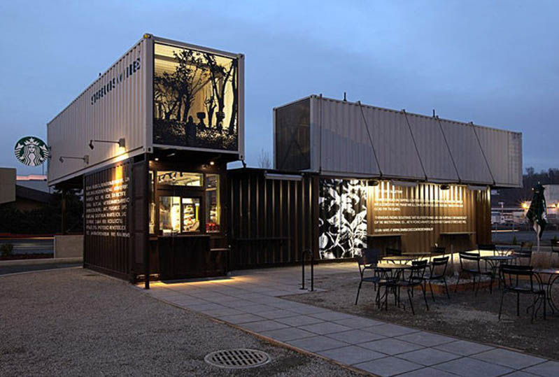 thiet ke quan cafe container phong cach hien dai