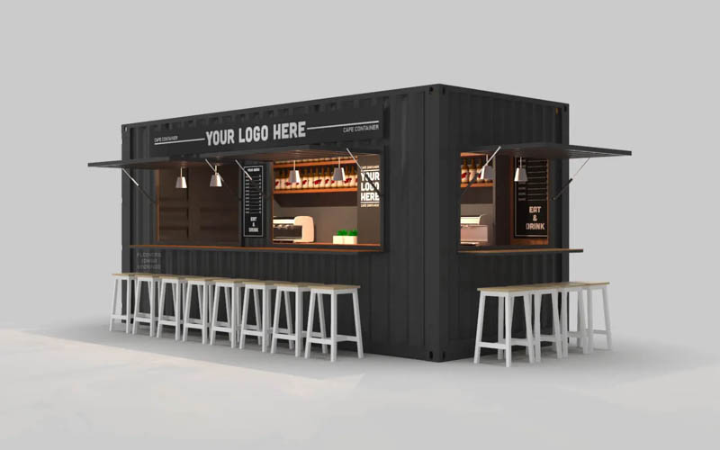 thiet ke quan cafe container takeaway