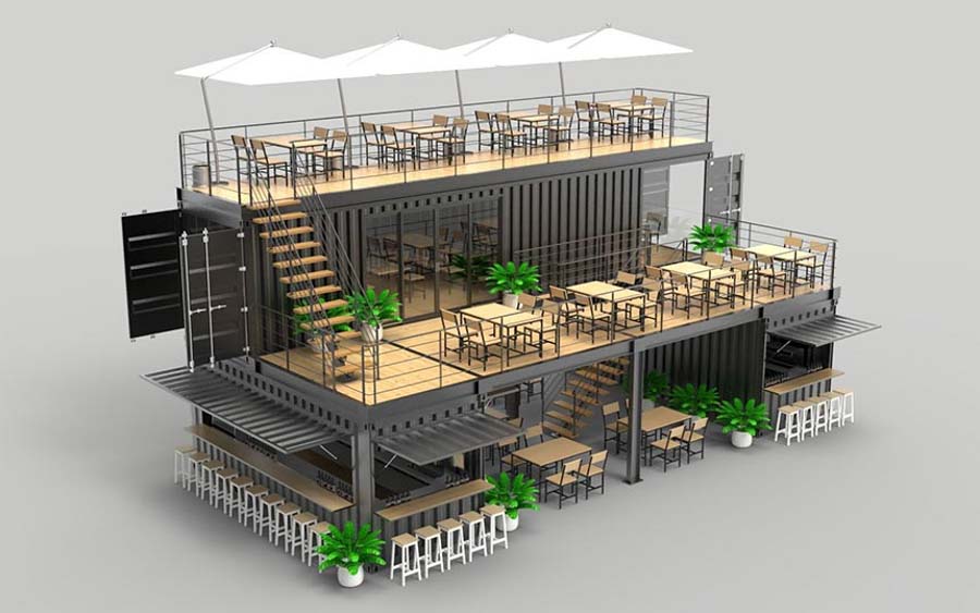 5 Phong cách thiết kế quán cafe container nổi bật hiện nay