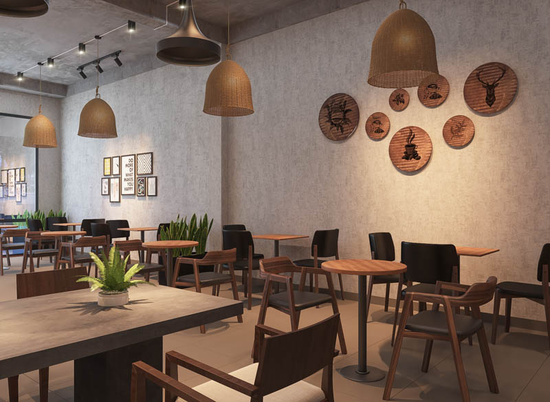 do decor quan ca phe