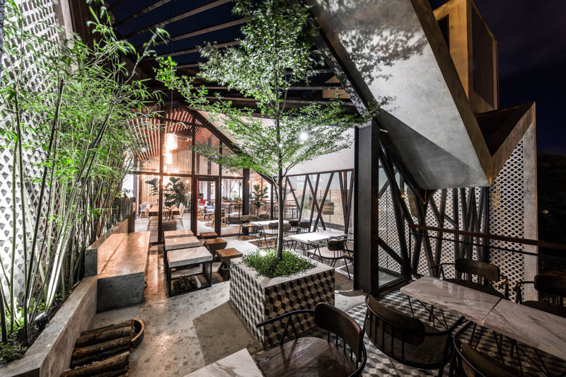 thiet ke quan cafe tien che hien dai