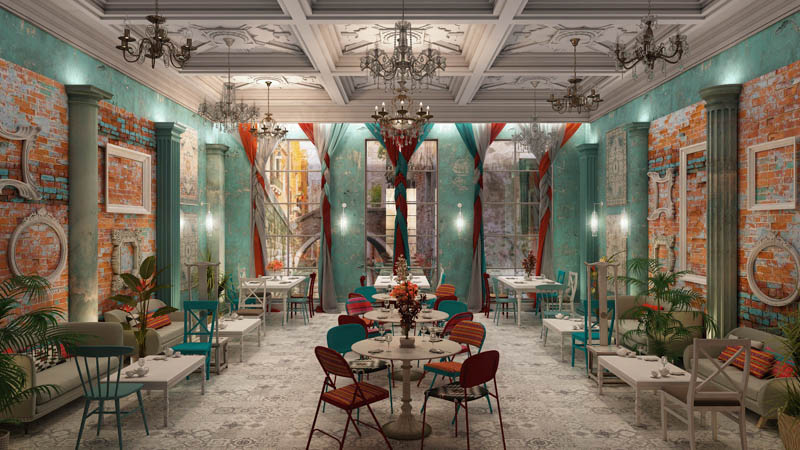 decor quan cafe dep