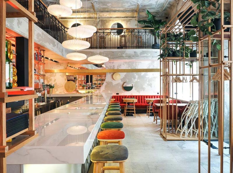 thiết kế cafe á đông 