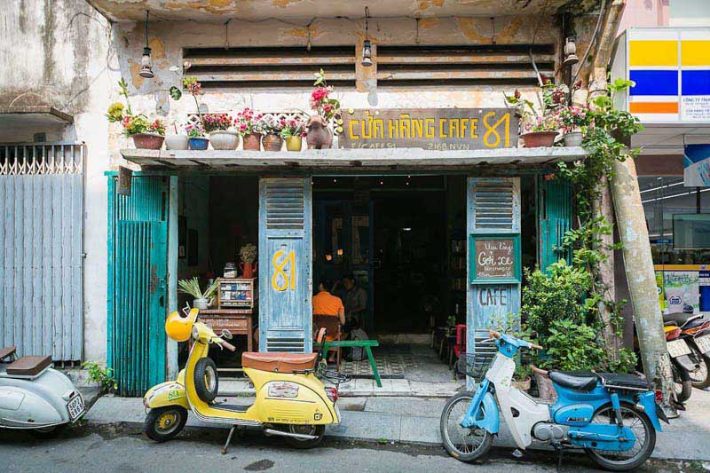 thiet ke quan cafe coc phong cach retro