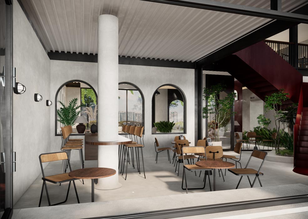 mau thiet ke quan cafe tien che