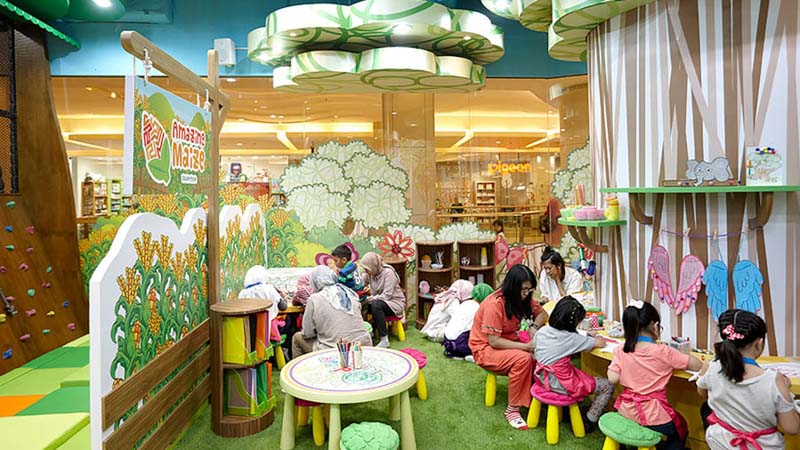 thiet ke kids cafe