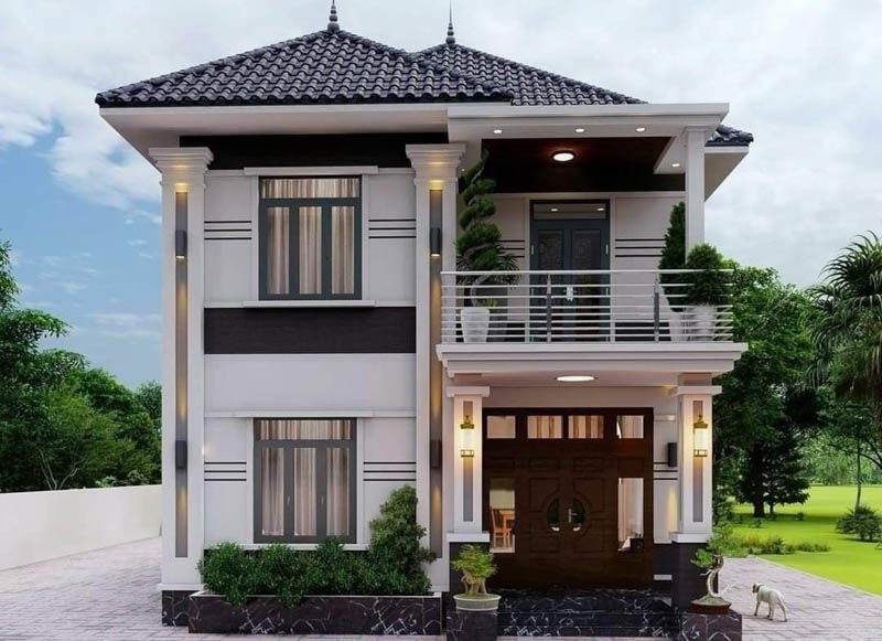 mau thiet ke noi that nha van phong 2 tang