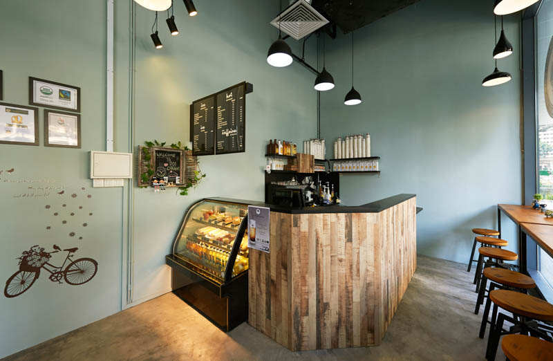 mau thiet ke quan cafe dep ngang 4m