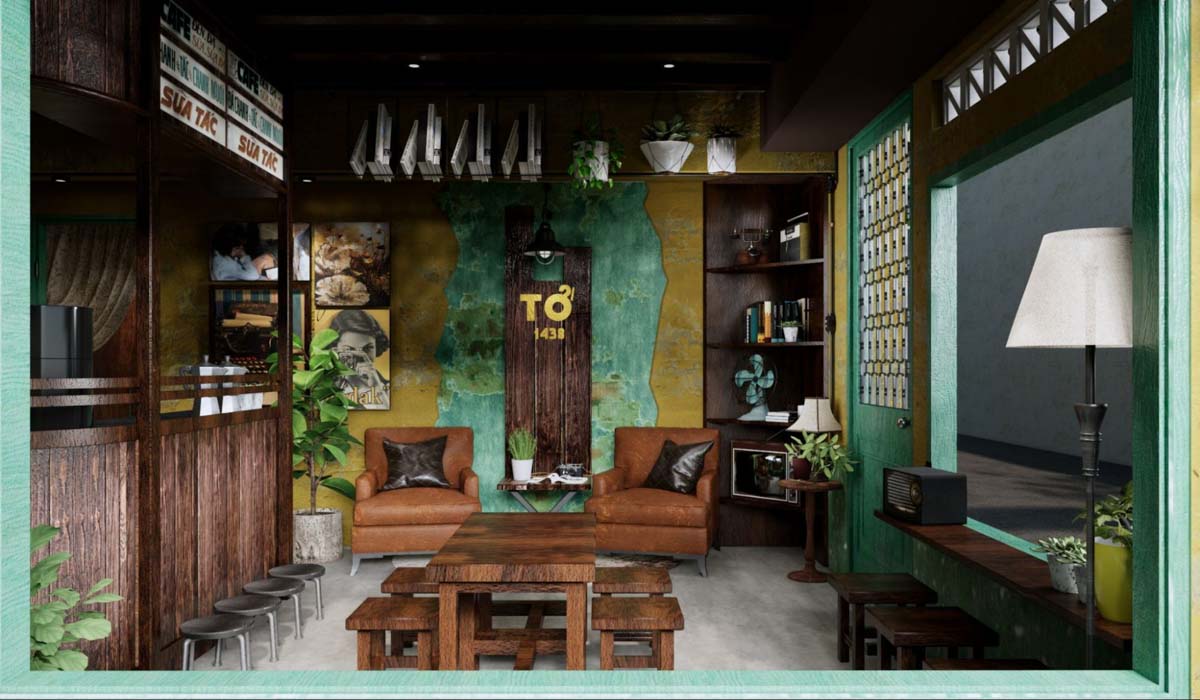 đơn vị thiết kế nội thất quán cà phê