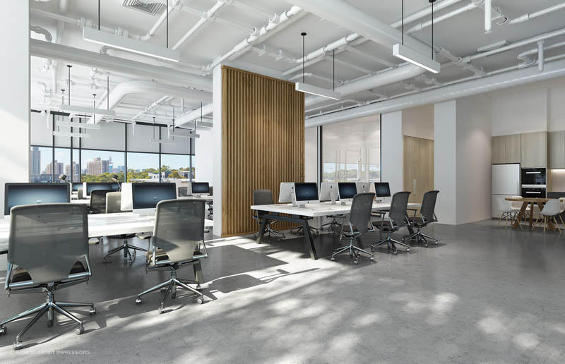 thiet ke van phong hien dai