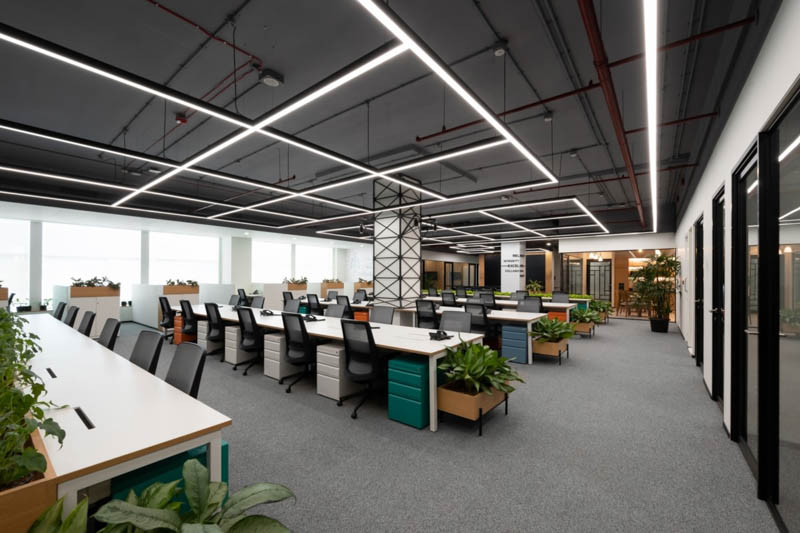 mau thiet ke noi that van phong 200m2