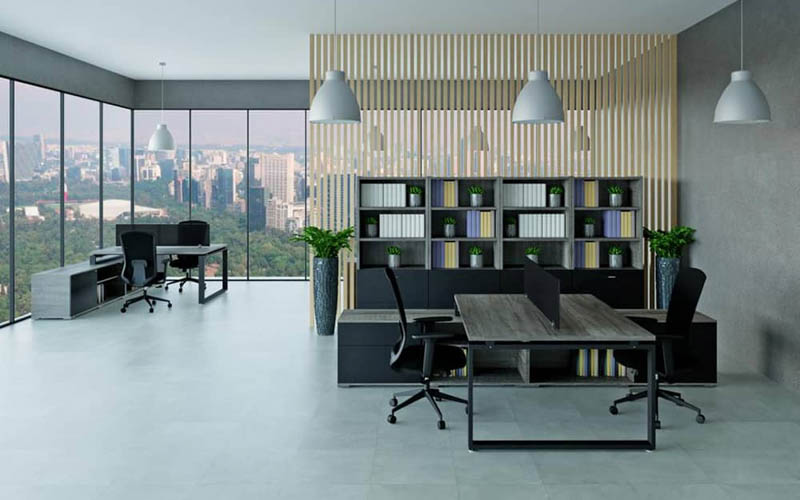 mau thiet ke van phong lam viec dien tich 400m2