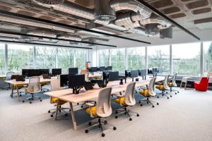 thiet ke van phong cong ty 100m2 dep