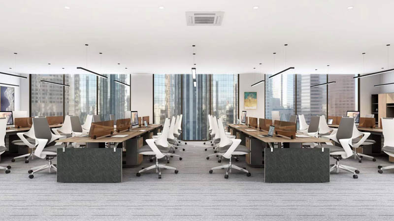 thiet ke van phong cong ty 400m2