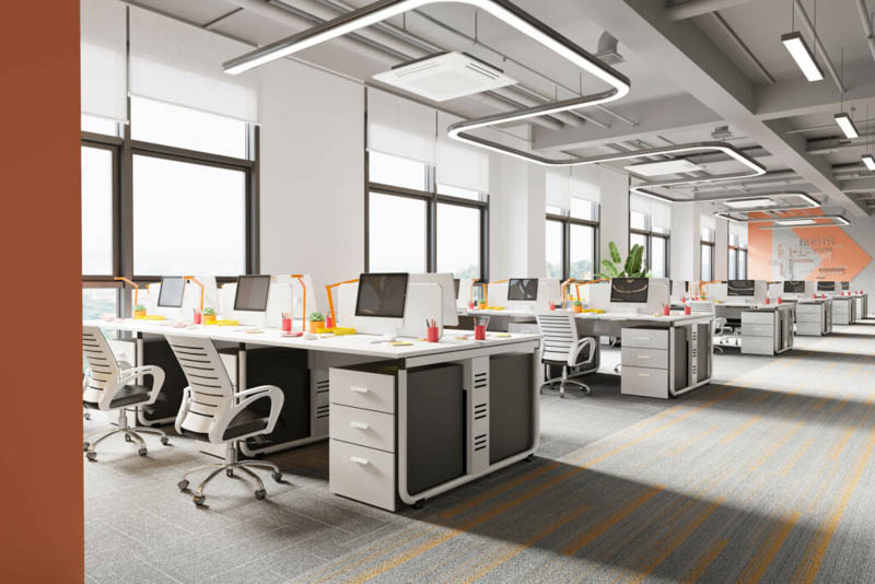 thiet ke van phong lam viec 200m2 doc dao