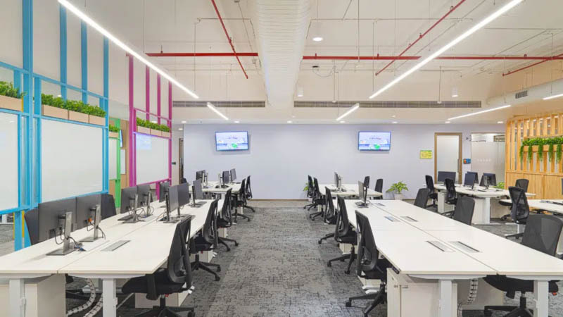 thiet ke van phong lam viec dien tich 400m2 dep